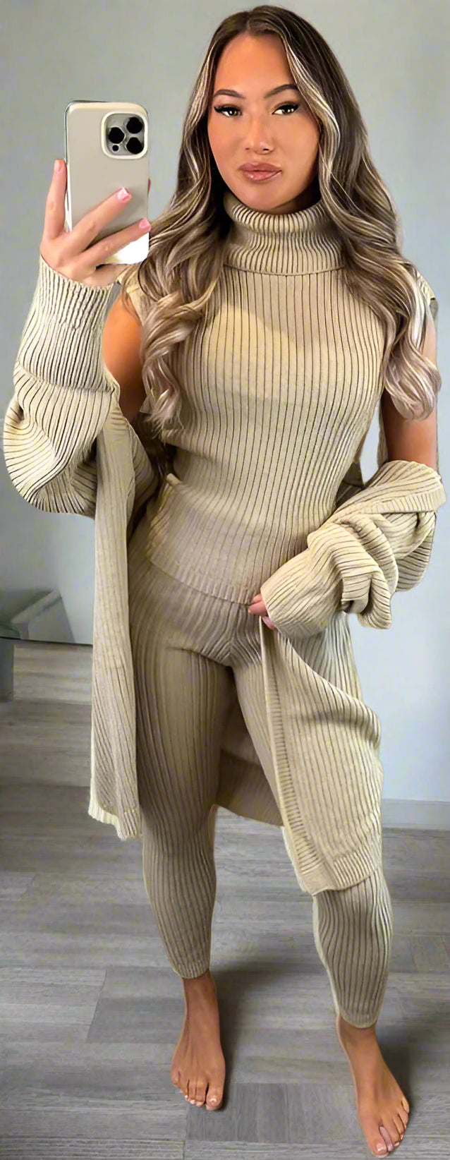 Knitted Tracksuit - 3 Piece Sets